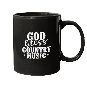 Discover God bless Country Music USA America Cowboys Mugs
