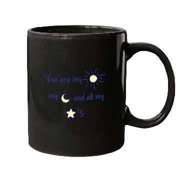 Discover Sun Moon and Stars Mugs