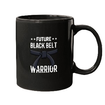 Discover Future Black Belt Warrior Martial Arts MMA Belts Mugs
