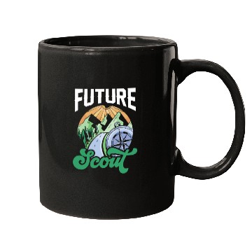 Discover Future Scout Outdoor Hiking Scouting Scouts Mugs