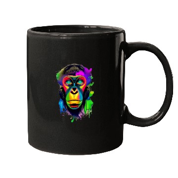 Discover Monkey in colours Mugs