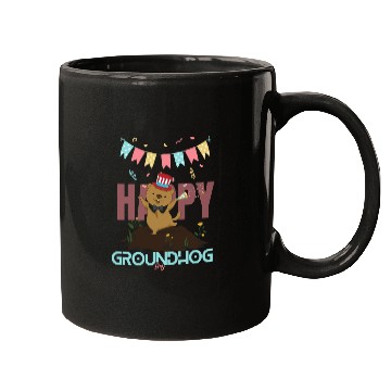 Discover Happy Groundhog Day Mugs