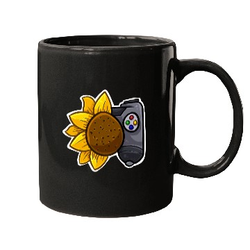 Discover Sunflower Game Controller (MyLittleGaming) Mugs