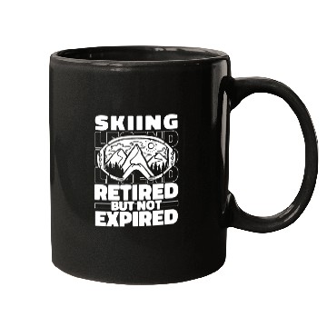 Discover Skiing Skier Retired Mugs