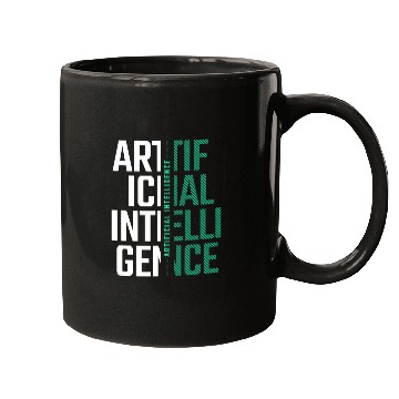 Discover AI Artificial Intelligence Futuristic Nerd Gift Mugs