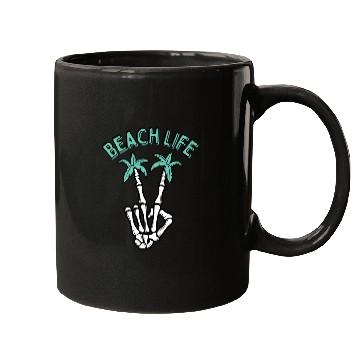 Discover Beach Life Peace Streetwear Mugs