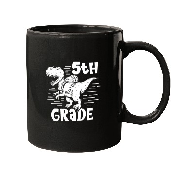Discover 5Th Grade Dinosaur Class Grader School Pupil Mugs