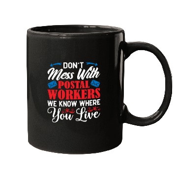 Discover Postal Worker, postal worker, mailman, postman Mugs