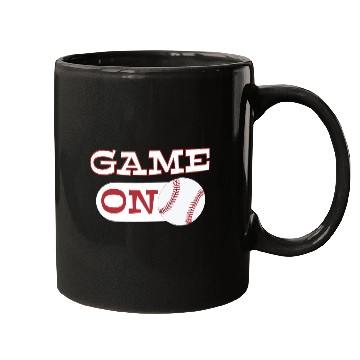 Discover Game ON baseball mode - baseball player Mugs