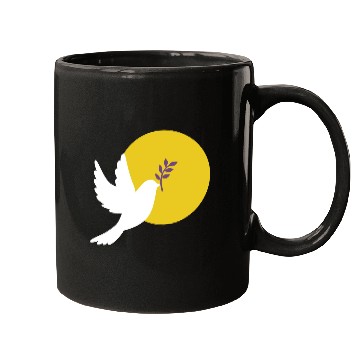 Discover peace dove purple peace Ukraine Mugs