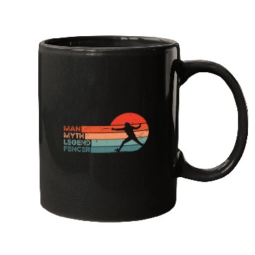 Discover Retro Fencing & Fencer Mugs