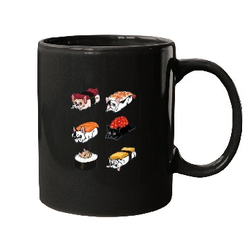 Discover Sushi Dog Mugs