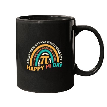 Discover Retro Pi Math Holiday Mathematics Groovy Pi Day Mugs