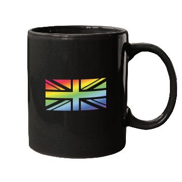 Discover Union Jack / Rainbow Flag (Great Britain / UK) Mugs