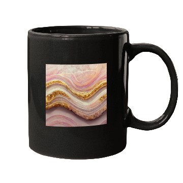 Discover Pink Agate Geode Stone Mugs