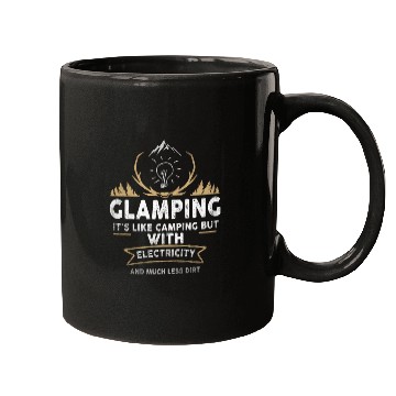 Discover Glamping Definition Glamper Its Like Camping Spark Mugs