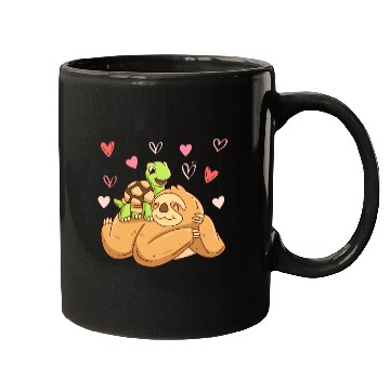 Discover Love Turtle my sloth darling love Valentine's Day Mugs