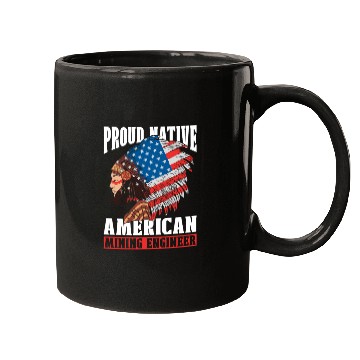 Discover Engineer Engineering Us Flag Mining Engineer Mugs