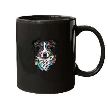 Discover Border Collie Fantasy Dog Mugs