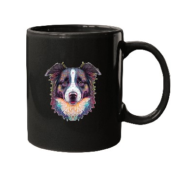 Discover Border Collie Fantasy Dog Mugs