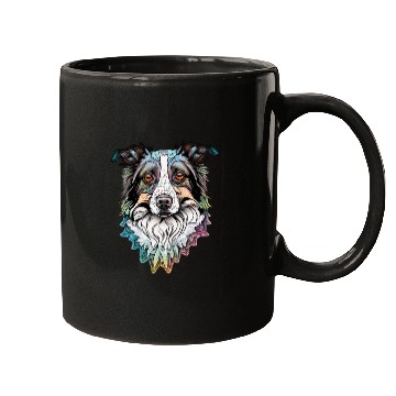 Discover Border Collie Fantasy Dog Mugs