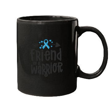 Discover Friend Of A Warrior Support Team Prostate Cancer Mugs