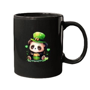 Discover St Patrick's Day Irish Funny Panda Saint Patrick Mugs