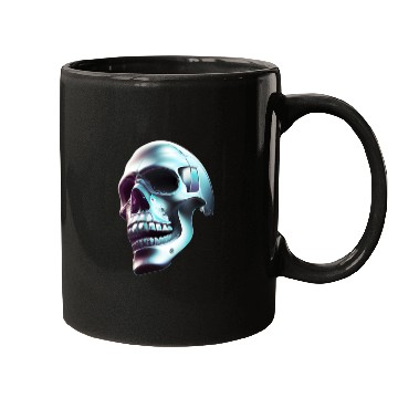 Discover Futuristic Skull Concept Mugs