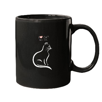 Discover I Love Cat Mugs