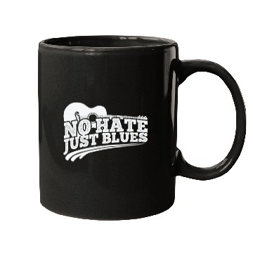 Discover No hate just Blues Music Trumpet Mugs