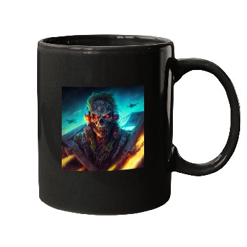 Discover ZOMBIE IRON MAIDEN (version 13) Mugs