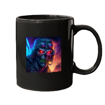 Discover ZOMBIE IRON MAIDEN (version 9) Mugs