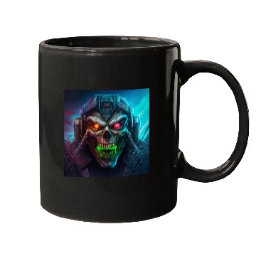 Discover ZOMBIE IRON MAIDEN (version 8) Mugs