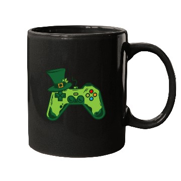 Discover St Patricks Day Boys Men Controller Gaming Gamer Mugs