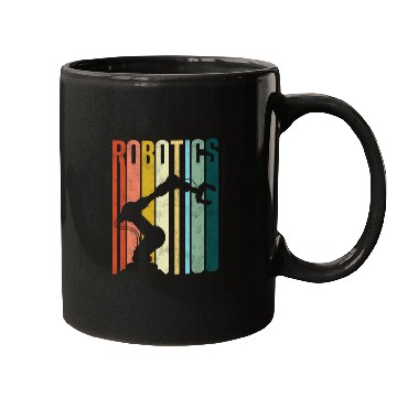 Discover Robot Robotics Engineer Retro Mugs