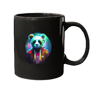 Discover Panda in a neon paradise Mugs