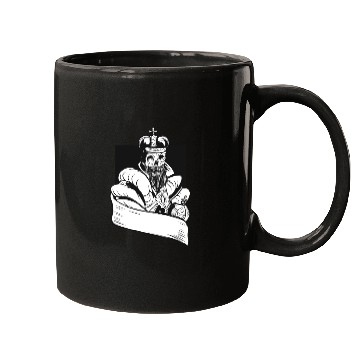 Discover Bearded skull-face king Bearded skull-face king qu Mugs