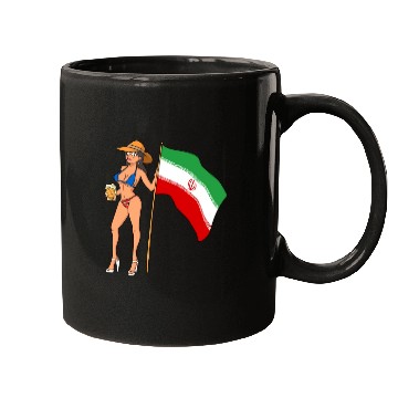 Discover Hot Fan Girl Iran Mugs