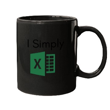 Discover I Simply Excel Funny Accountant Spreadsheets Mugs