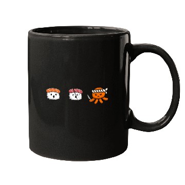 Discover Sushi Ninja Attack Mugs