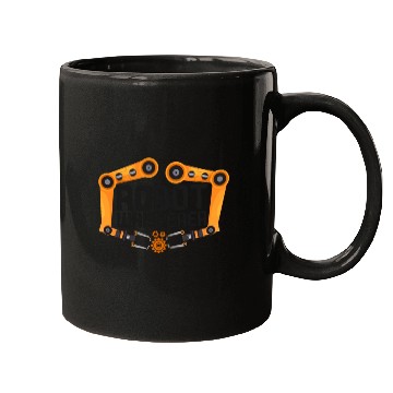 Discover Robot Robotics Engineer Robot Mugs