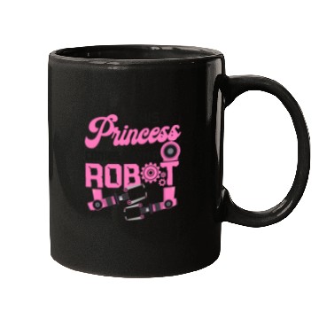 Discover Robot Robotics Engineer Female Mugs