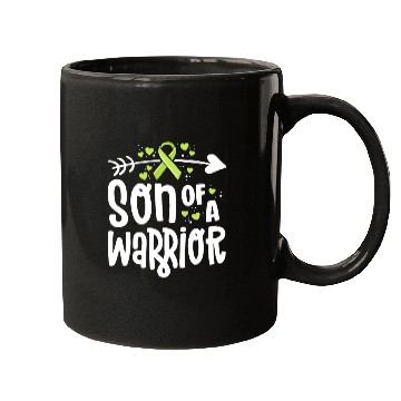 Discover Son Of A Warrior Lymphoma Cancer Awareness Family Mugs