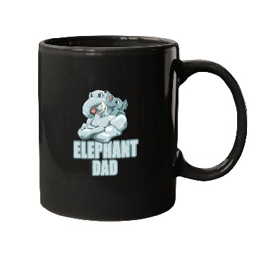 Discover Elephant Dad for a Elephant lovers Mugs