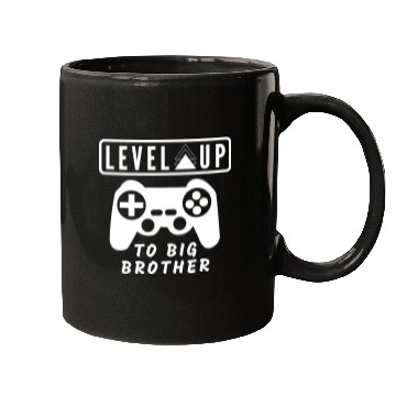 Discover Level Up to big brother Mugs