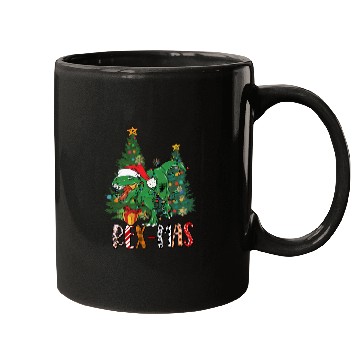 Discover Dino dinosaur T-rex Trex Tyrannosaurus Xmas Mugs