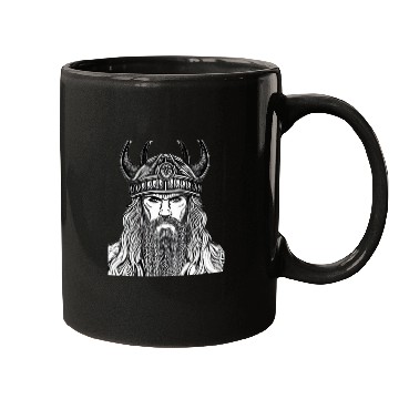 Discover Viking Warrior Valhalla Norman Odin Mugs