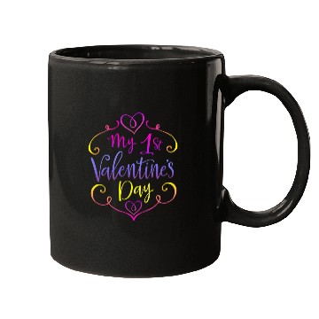 Discover Valentines Sublimation My 1st Valentines Day171 Mugs