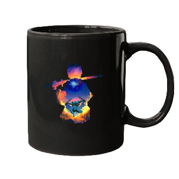 Discover Sunset Samurai Warrior Mugs