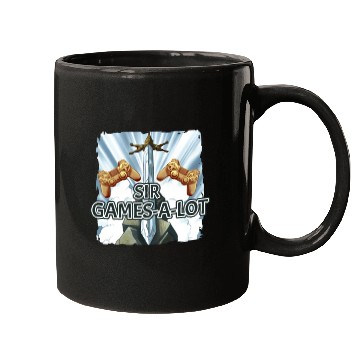 Discover Gamesalot Gamer Controller Gaming Camelot Sword Mugs
